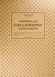 Archie's Calligraphy A4 Blok   9/6/9 Copperplate, Spencerian – A4 Paper Pad (Portrait)