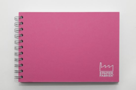 A5 Tekenblok / Schetsboek 70 Vel 120g/m² Blanco Wit Papier. Omslag Roze