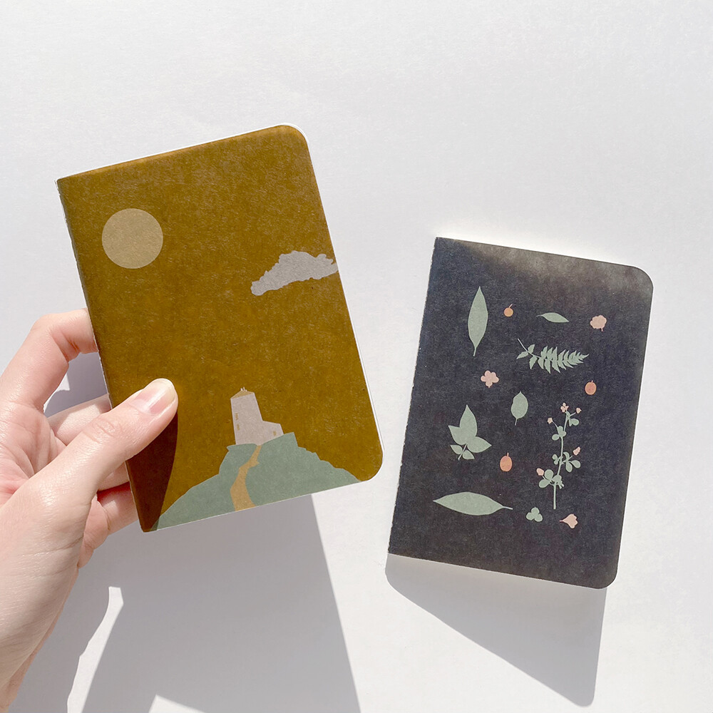 Yamamoto Ro-Biki Dotted Notebook Shape-Serie  “Wild Plants" # GA085