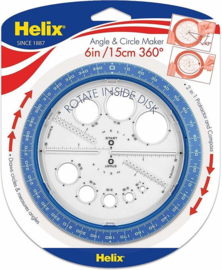 Cirkel en Hoekmaker van Helix + GRATIS Flex Liniaal