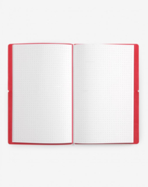 Modimo Refillable Basic Notebook / Planner - Rood - 13 x 21cm - 100% Eco Friendly