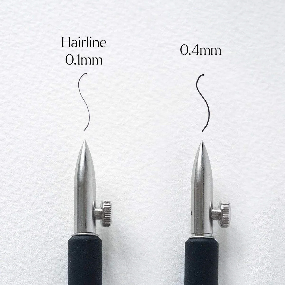 Tom's Studio One Dip Nib RVS + Nibhouder