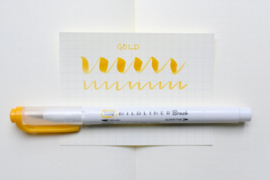 Zebra Mildliner Brush Pen - Mild Gold