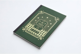 Teranishi Guitar Taisho Roman Haikara Donkergroen  Notebook - A5 - Dotted / 5mm