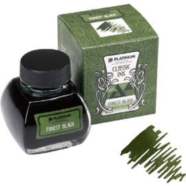Platinum Japan - Vulpeninkt   Dyestuff 'Classic Ink' Forest Black + Converter Silver # 700