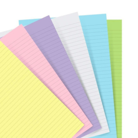 Filofax Clipbook  A5 Gelinieerd 80/m² Pastel Kleurig Papier