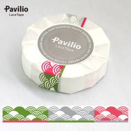 Pavilio Lace Washi Tape - Silver