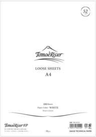 Tomoe River Paper Formaat A4 / 100 Vellen = 200 Pagina’s, 52g/m2 Blanco Wit Papier