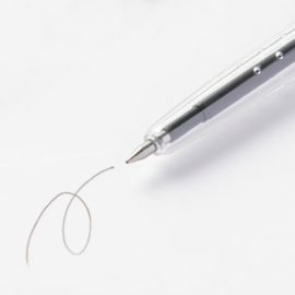 MUJI  Intrekbare Gel  Pen -  Kleur Inkt Zwart - 0.5mm - Uitwisbare Ink