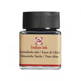 Talens Oostindische Inkt - 30 ml - Zwart