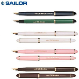 Sailor Script Kalligrafie Pen – Fude-De-Mannen  - Roze 40° Nib