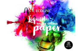 Ecoline Liquid Water Colour Papier 24 x 32cm 12 vel