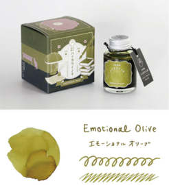 Teranishi Guitar Taisho Roman Haikara Emotional Olive Vulpen Ink - 40 ml Bottle