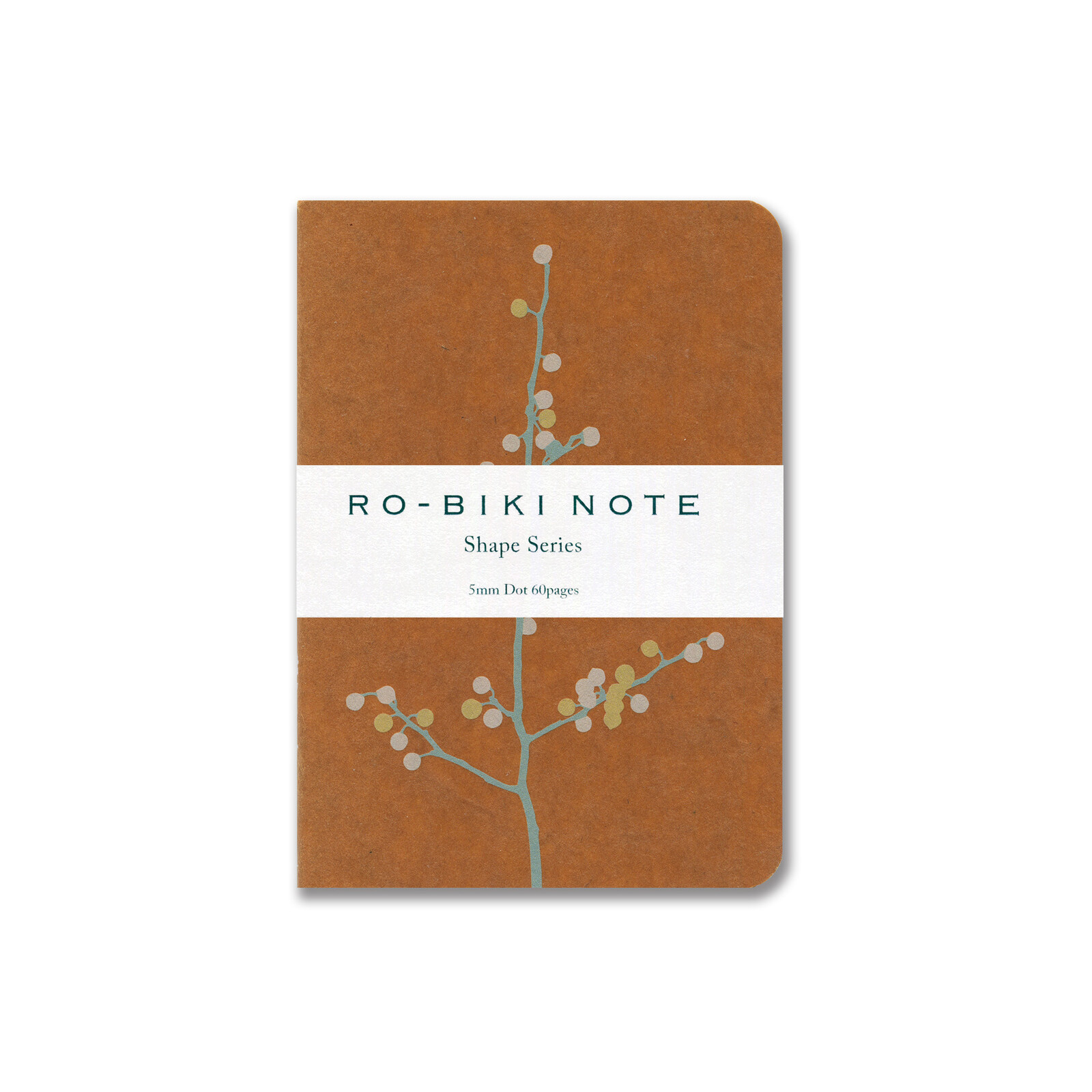 Yamamoto Ro-Biki Dotted Notebook Shape-Serie  “Branch Flowers" # GA083