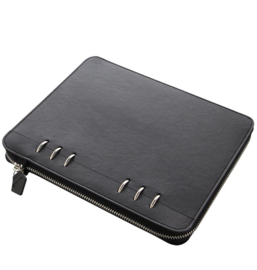 Clipbook Classic Monochrome A5 Zip Notebook