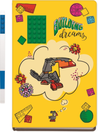 LEGO® "Building Dreams" Notebook + LEGO® Gelpen