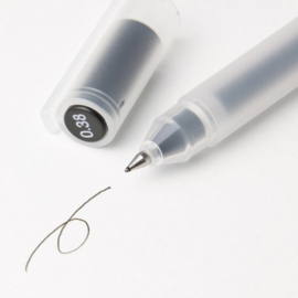 MUJI Gel  Pen -  Kleur Inkt Zwart - 0.38mm