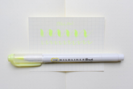Zebra Mildliner Brush Pen - Mild Yellow