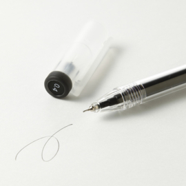 Muji Pen  0,5 mm Uitwisbare  Zwarte inkt