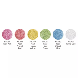 Kuretake Gansai Tambi Water Colours - Shimmering Pearl Colors - Set met 6 Napjes