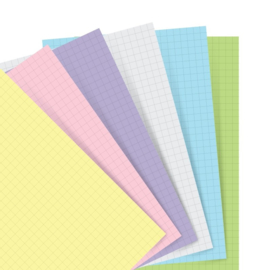 Filofax Clipbook  A5 Geruit 80gr Pastel Kleurig Papier