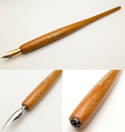 Tokyo Slider Pen Dip Nib Houder # SL2001 - Bruin - Made in Japan