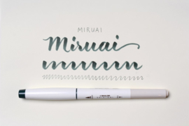 Sailor Shikiori Brush Marker  - Miruai (Seaweed Indigo)