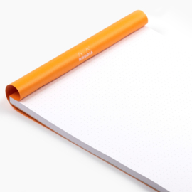 Rhodia Dot Pad No.18 - A4 - 80 pagina's - Oranje  Kaft - # 18558C