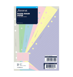 Filofax Clipbook  A5 Gelinieerd 80/m² Pastel Kleurig Papier