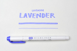 Zebra Mildliner Double-Sided Highlighter - Fine / Bold – Mild Lavender