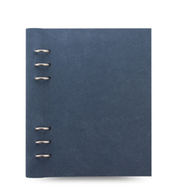 Filofax Clipbook A5   Architexture Blue Suede  + Extra 50 vel Wit Dotted Papier