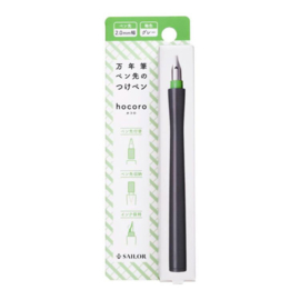 Sailor Hocoro Dip Nib Calligraphy Fountain Pen 2.0mm Gray