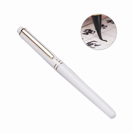 HongDian # 1809 Witte Pocket Brush met een niet vervormende penseelstift in Tin Box