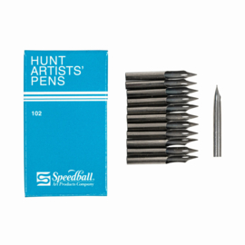 Hunt № 102  Crow Quill  Nib Set van 12