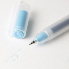 Muji Gel Pen -  Kleur Inkt Licht Blauw - 0.38mm