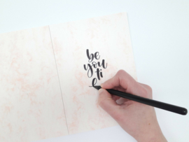 A5 Brushlettering Oefenblok