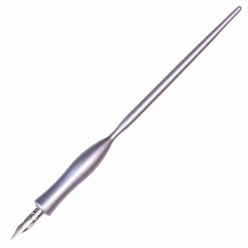 Tom's Studio Flourish Straight Calligraphy Nib Pen  Holder –  Wisteria / Lilac + Leonardt G Nib