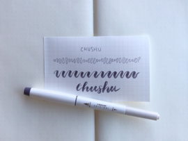 Sailor Shikiori Brush Marker  - Chushu (Mid-Fall Gray)