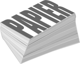 6-Gaats Instelbare Perforator, Geschikt voor Junior - Standard - A5 formaat. + 100  Vel = 200 Pagina's Wit A5 Blanco Papier