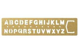 BRASS Template Bookmark Alphabet