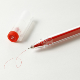Muji Pen  0,5 mm Uitwisbare  Rode inkt