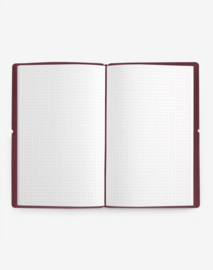 Modimo Refillable Basic Notebook / Planner - Bordeaux - 100% Eco Friendly