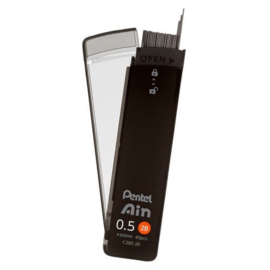 Pentel Aim Vulpotloodvulling 0.5mm Doosje met 40 Vullingen - 2B