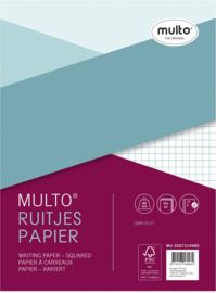 A5  Ringbandpapier Multo Ringband 5mm Ruit Papier voor 2 en 17-gaats  Binder