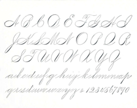 Archie's Calligraphy A4 Blok - 6/4/6mm - Copperplate