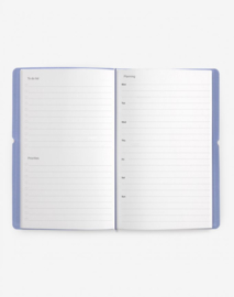 Modimo Refillable Basic Notebook / Planner - Licht Blauw - 13 x 21cm - 100% Eco Friendly