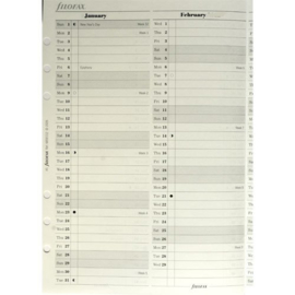 Filofax Clipbook A5 Jaarplanner Verticaal 2021