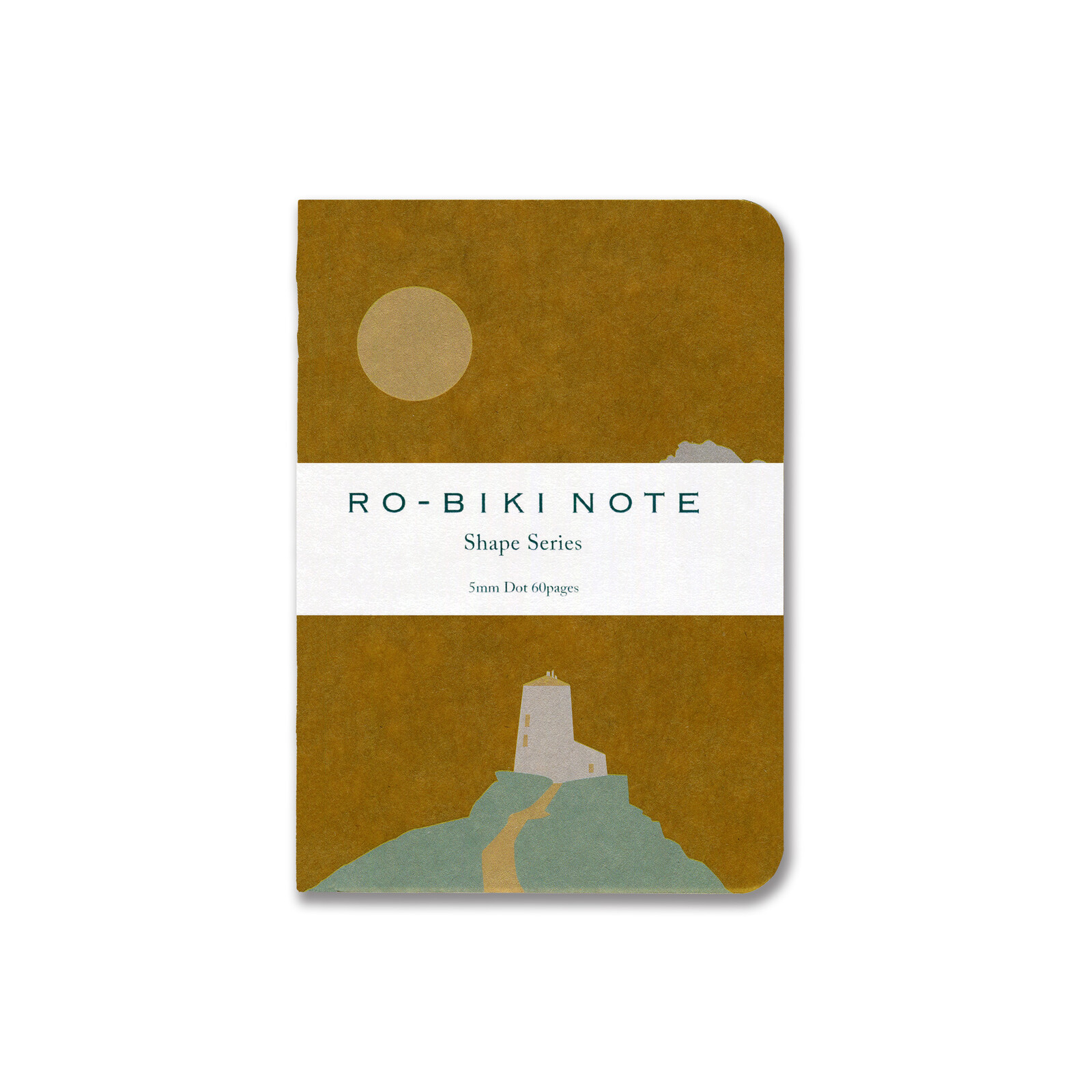 Yamamoto Ro-Biki Dotted Notebook Shape-Serie  “Lighthouse" # GA084