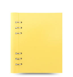 Filofax Clipbook A5 Pastel Lemon + Extra 50 vel Wit Dotted Papier