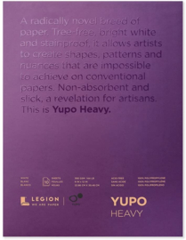 Legion Yupo Medium  Pad– 10 Vellen - 22 x 30cm 390g/m²